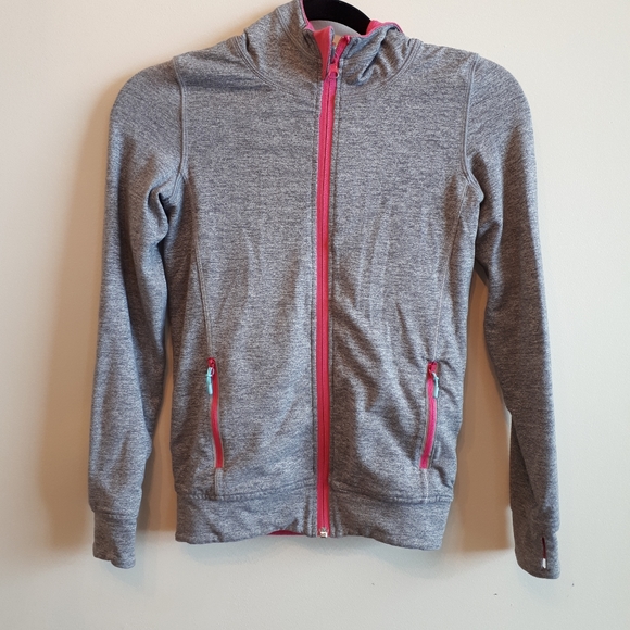 Ivivva grey ans pink reversible jacket - Picture 1 of 8
